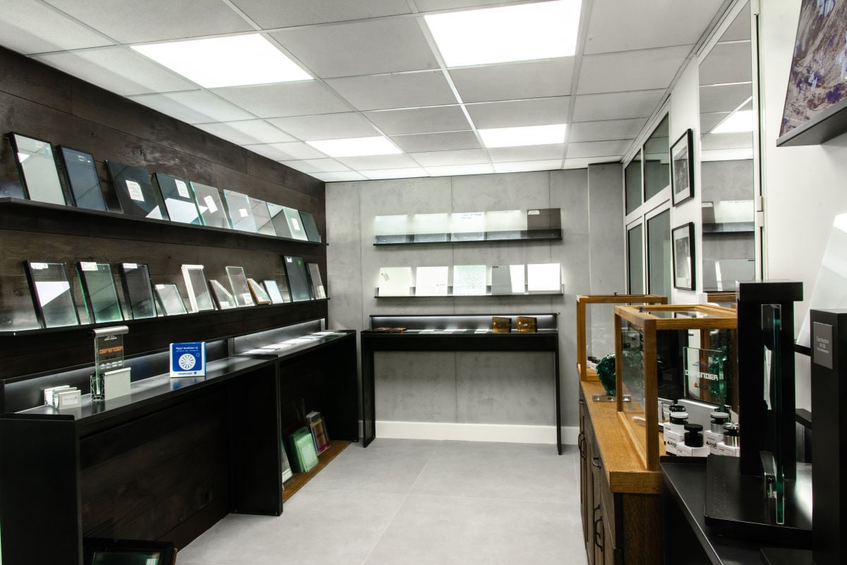 Showrooms Reverchon Le verre mais aussi tout ce qui l'accompagne
