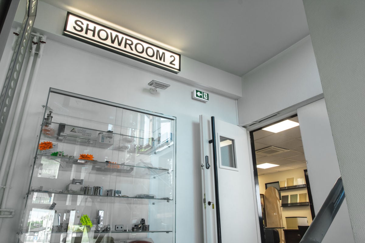 Showrooms Reverchon Le verre mais aussi tout ce qui l'accompagne