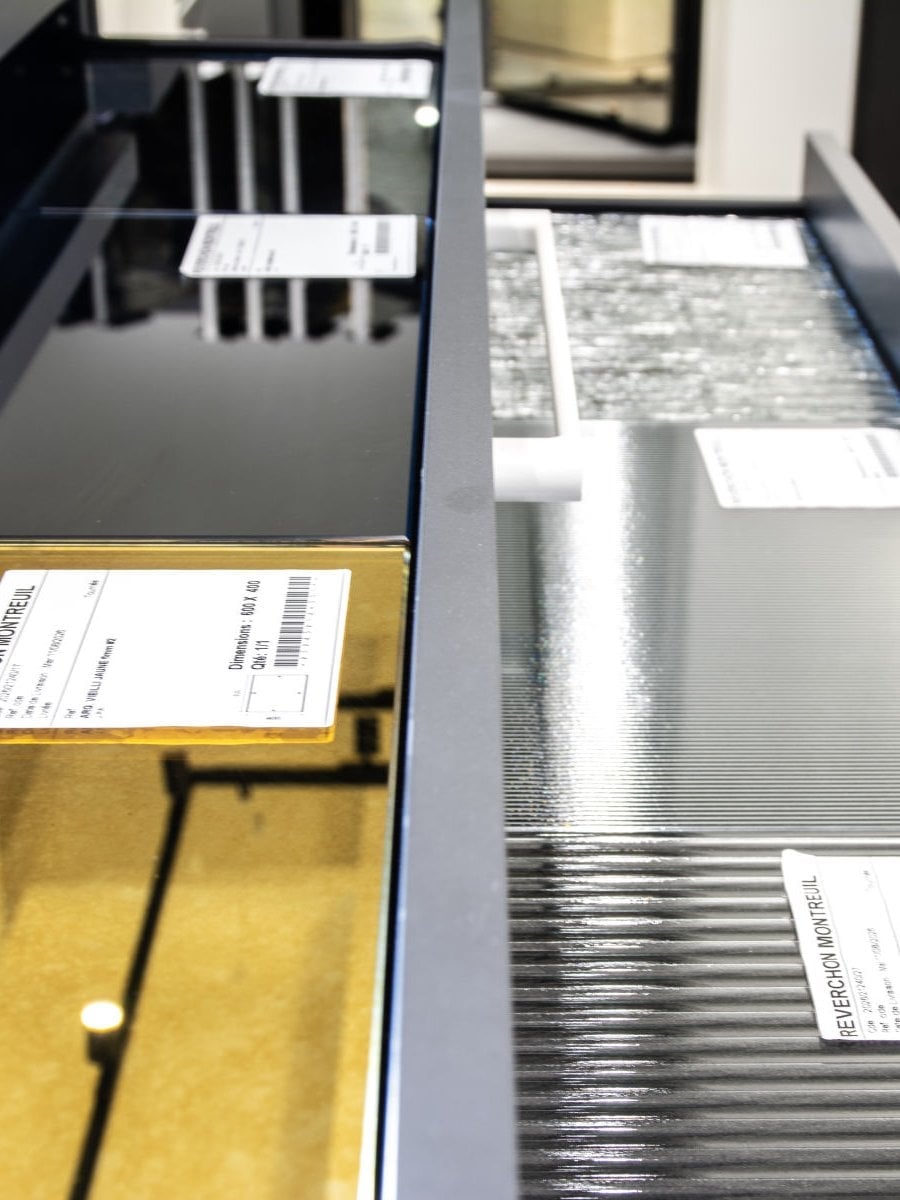 Présentation de produits Reverchon dans le showroom